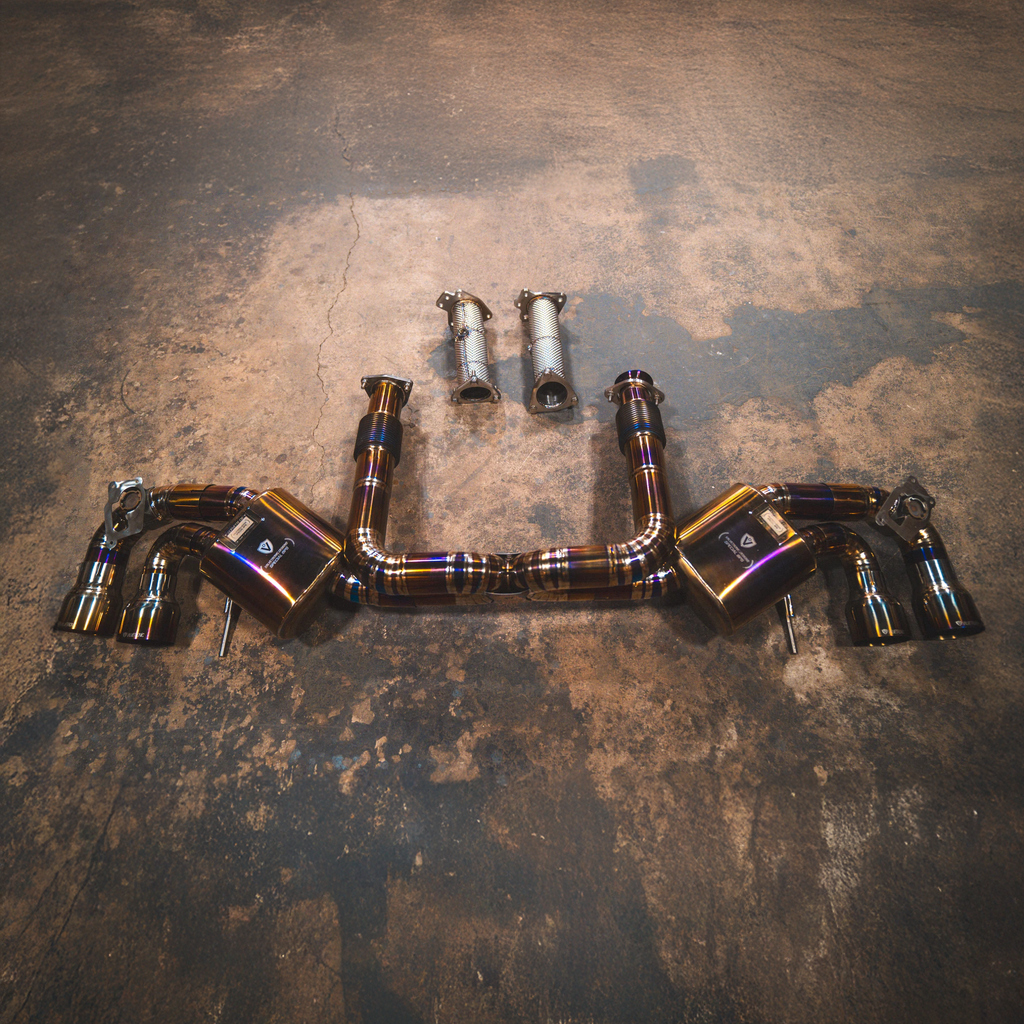 Chevrolet Corvette (C8) Stingray - Valved Exhaust + Wicrom Tips (OE Actuators) main image 1