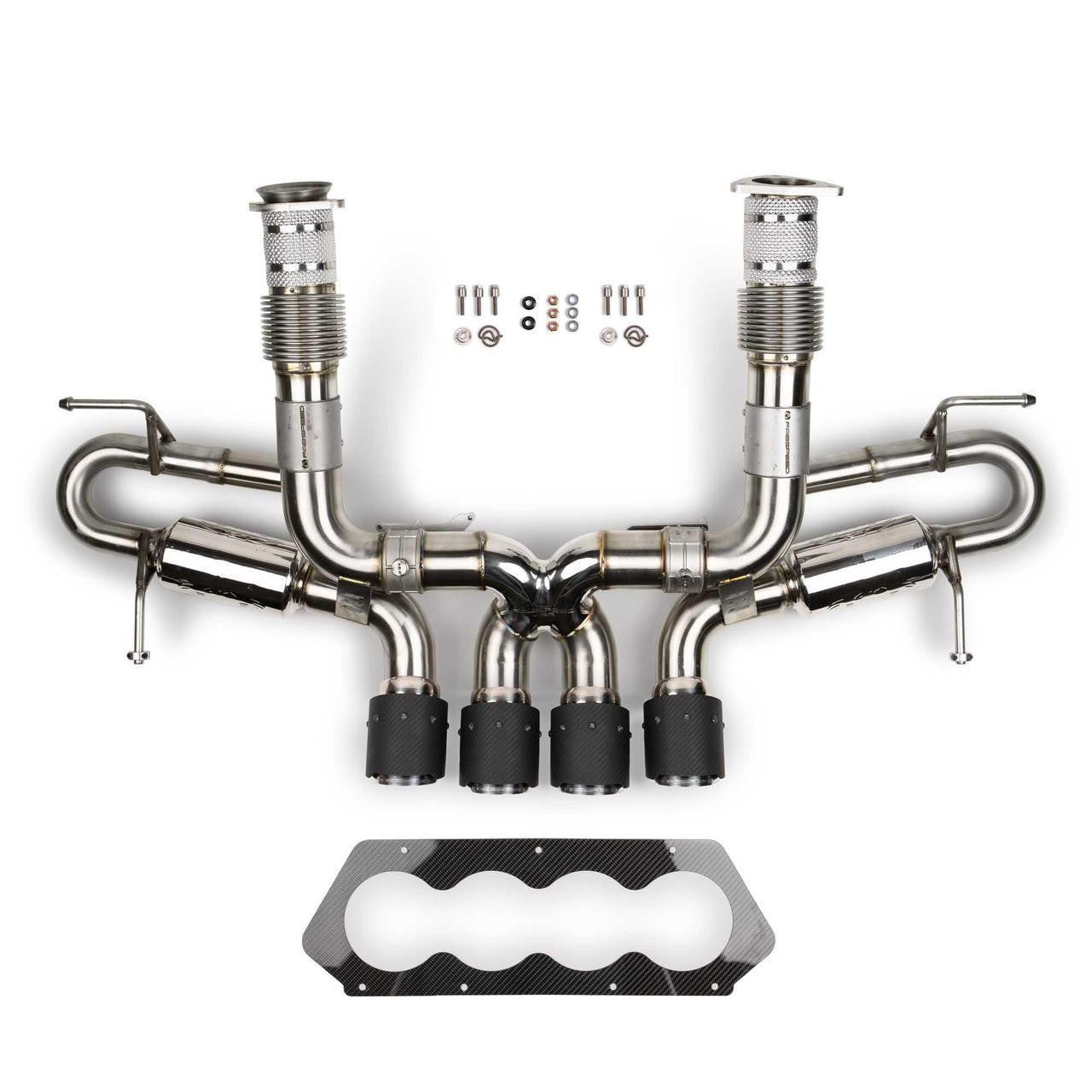 Fabspeed Chevrolet Corvette C8 Stingray / E-Ray Valved Center Exit Conversion Exhaust System (2023+)