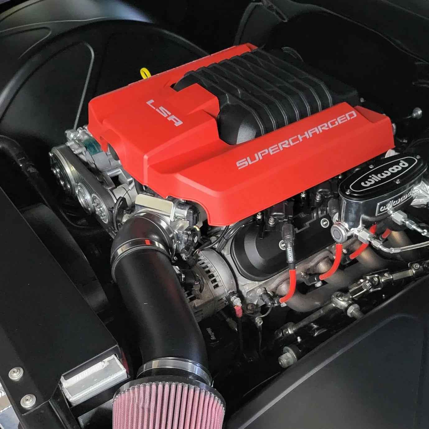LSA Supercharger kit for Holley Mid Mount Hotrod package
