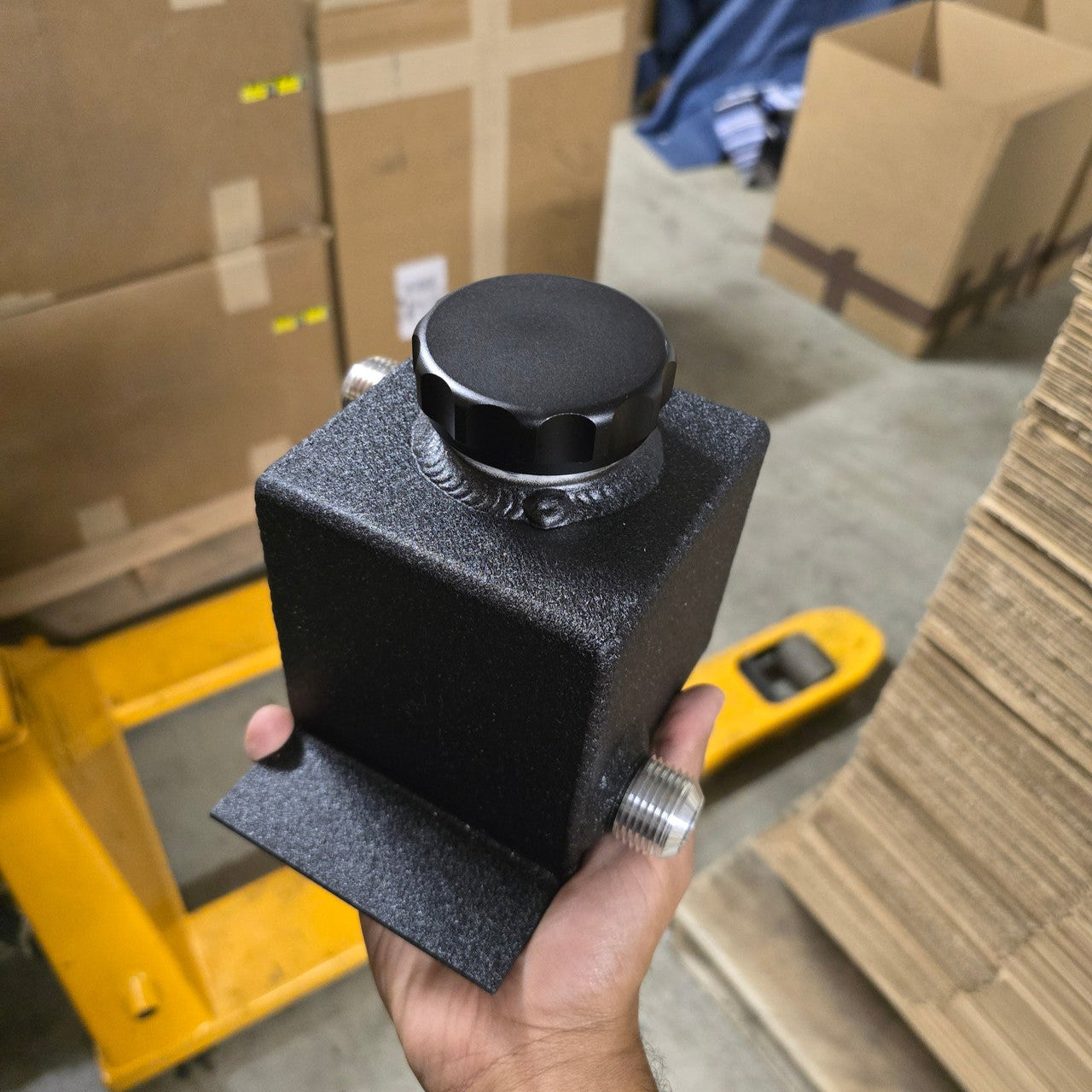 Metal Supercharger Reservoir- 3/4 Barb or 12AN