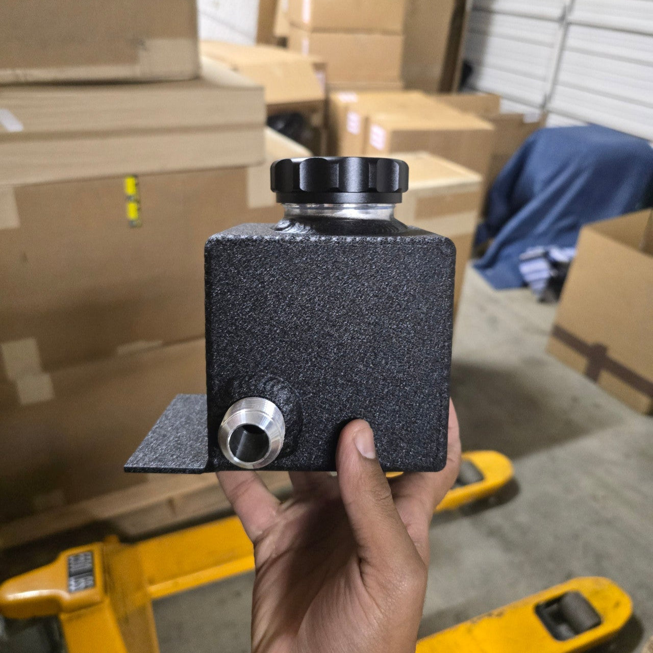 Metal Supercharger Reservoir- 3/4 Barb or 12AN