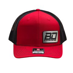 BoostDistrict Red Curve Bill Hat