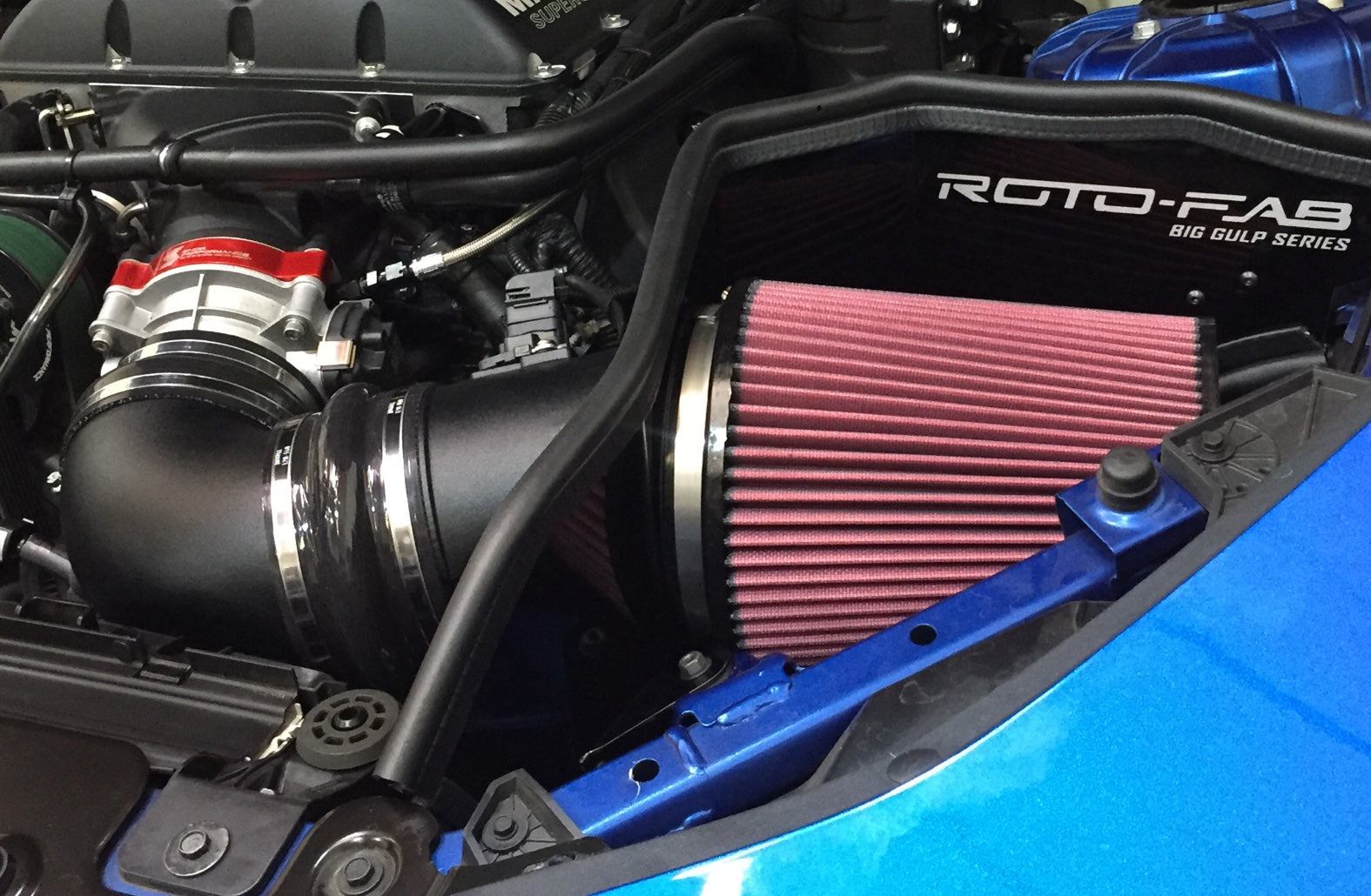 Rotofab 2016-24 Camaro SS With Heartbeat Supercharger Big Gulp Series Cold Air Intake