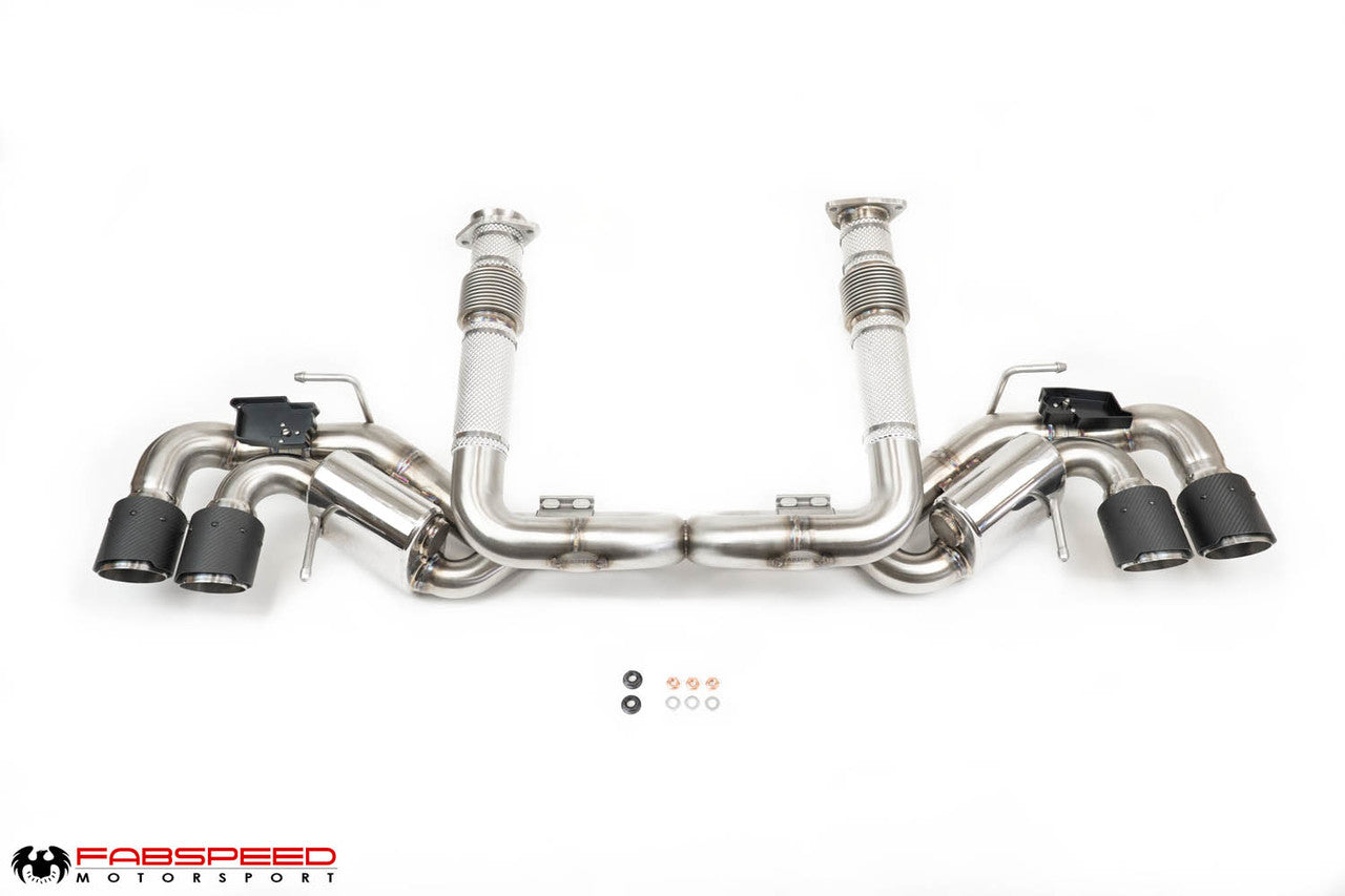 Fabspeed Chevrolet Corvette C8 Maxflo Exhaust Catback Valved cars (2020+)