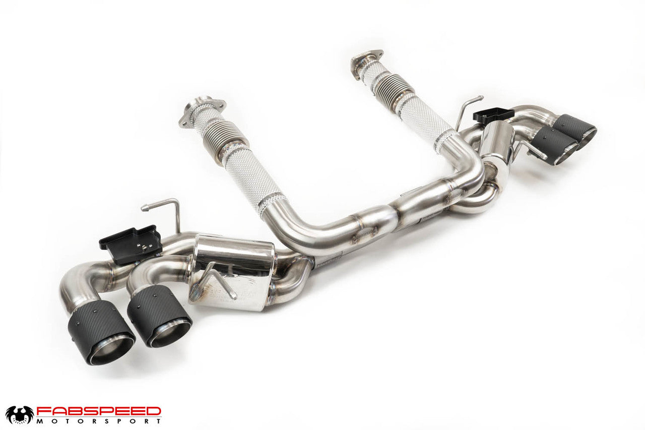 Fabspeed Chevrolet Corvette C8 Maxflo Exhaust Catback Valved cars (2020+)