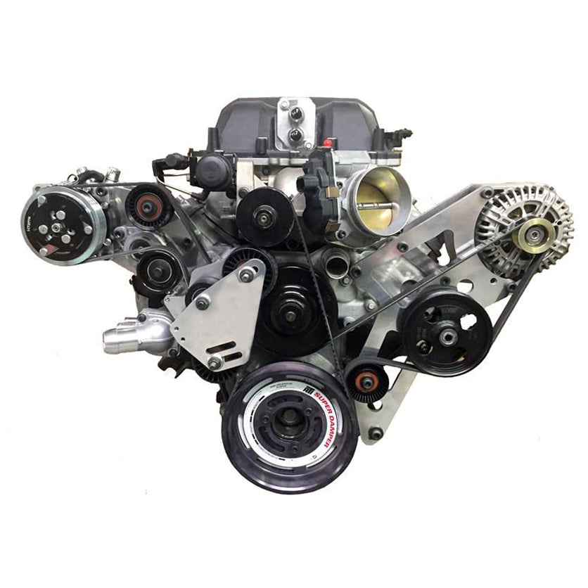 LS364 Supercharged Hotrod Long Block with belt drive
