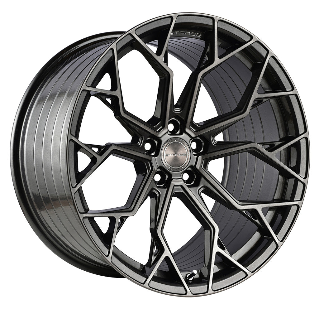IN STOCK Stance SF10 20/21" Brushed Gunmetal Wheels C8 Corvette 2020+
