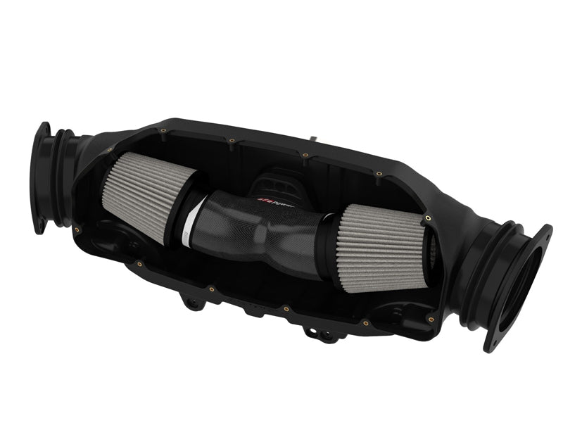 C8 Corvette AFE Black Series Carbon Fiber Cold Air Intake Full Kit