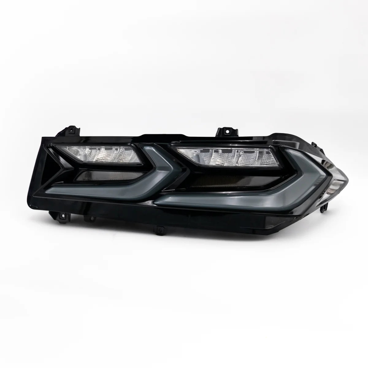 2020-2026 Corvette C8 Euro Smoke Style LED Taillights Amber Sequential Pair