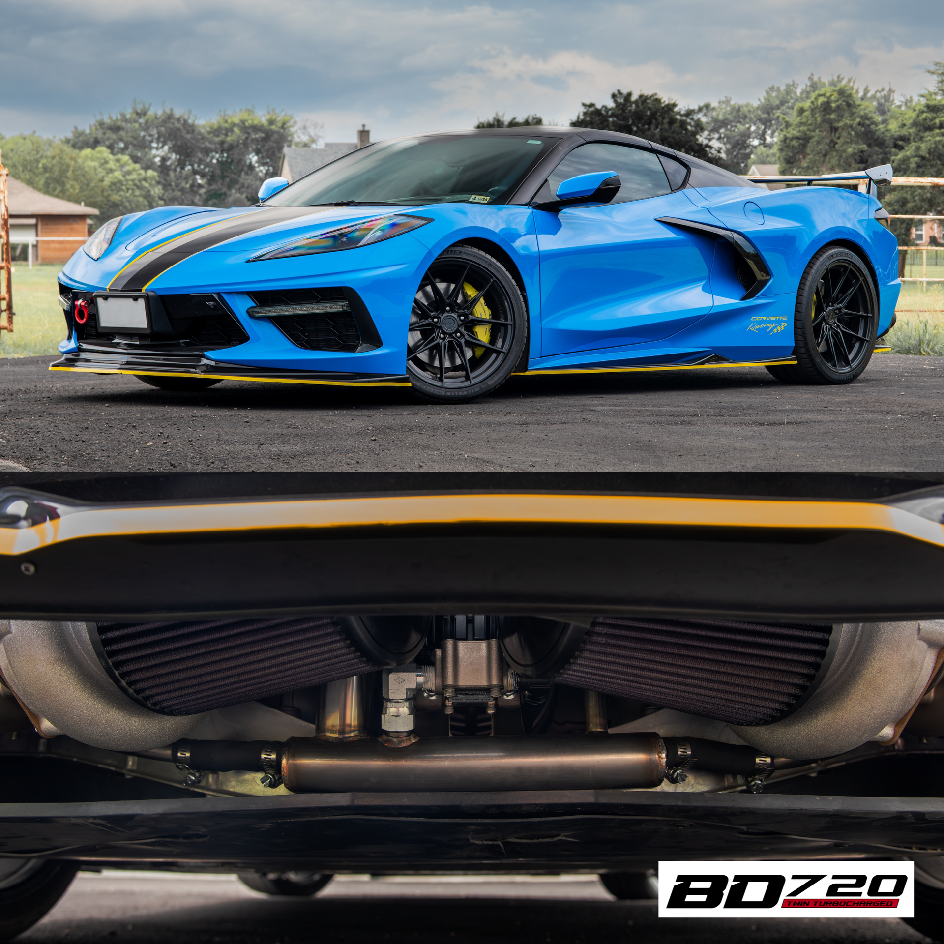 BD720 C8 Corvette Stingray 720HP Twin Turbo Installed Package BD720 C8 Corvette Stingray 720HP Twin Turbo Installed Package