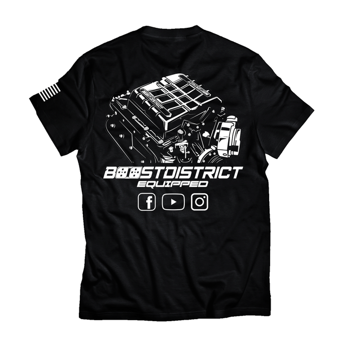 Boost District Equipped Supercharger T-Shirt