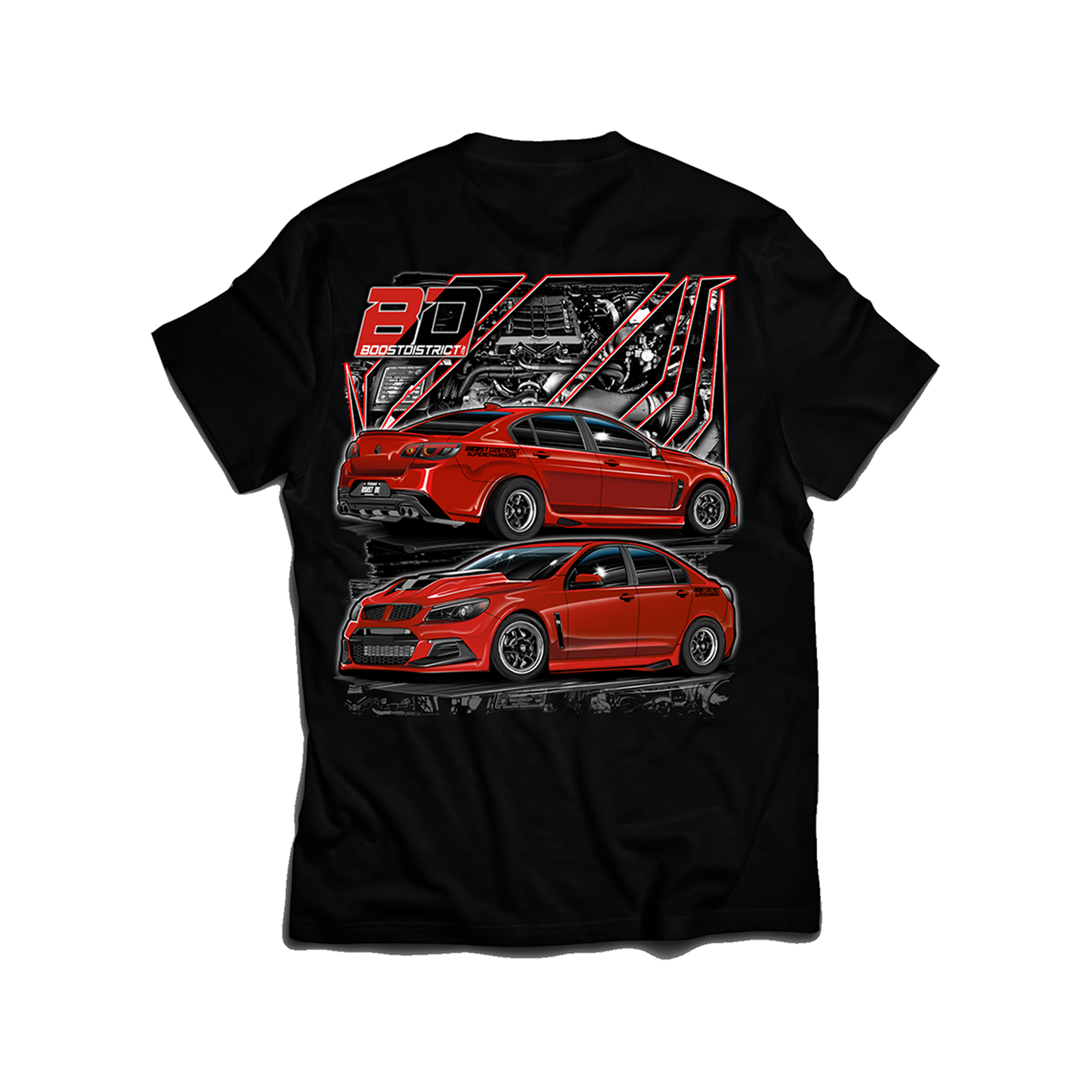 Holden Chevy SS Boost District T-Shirt