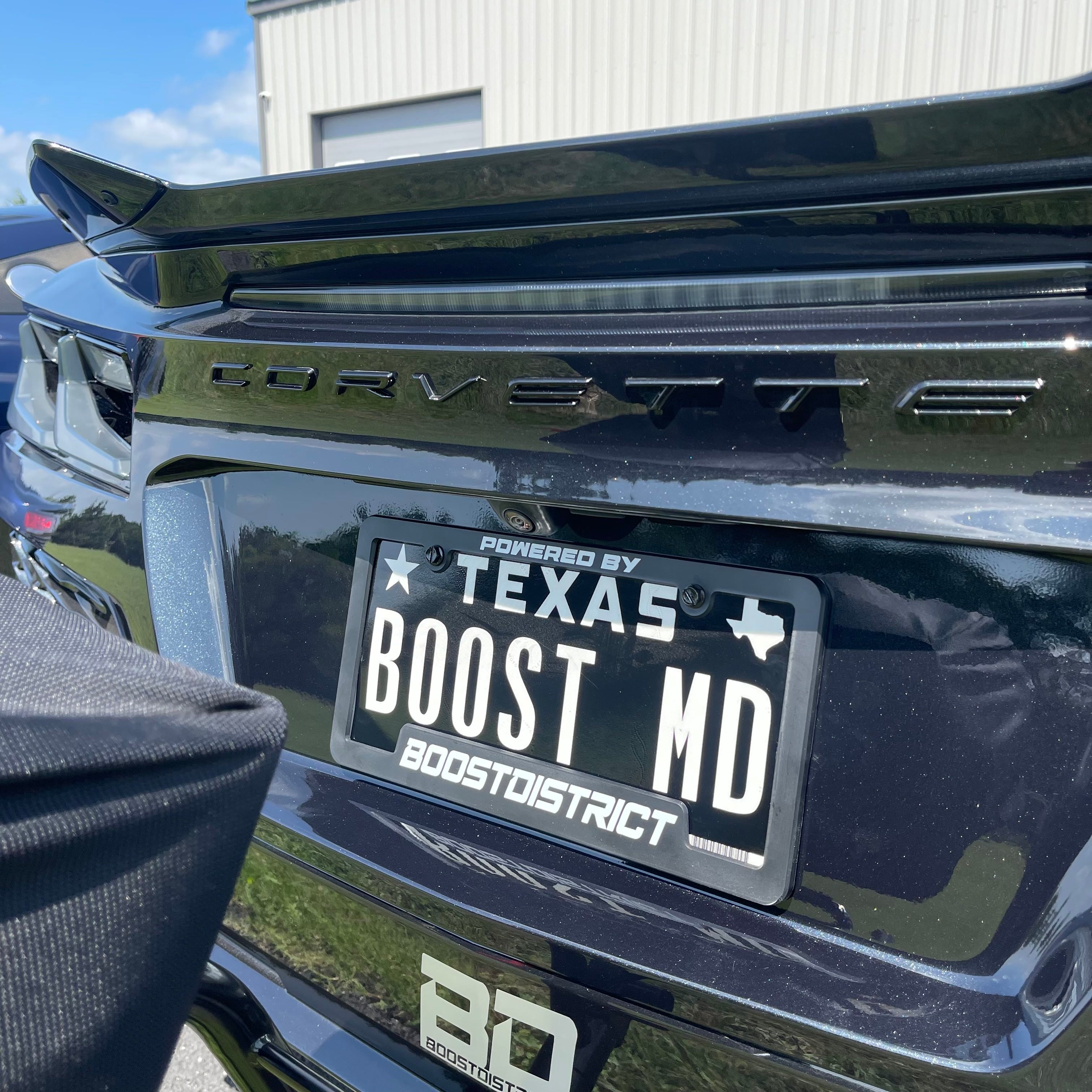 Boost District License Plate Frame