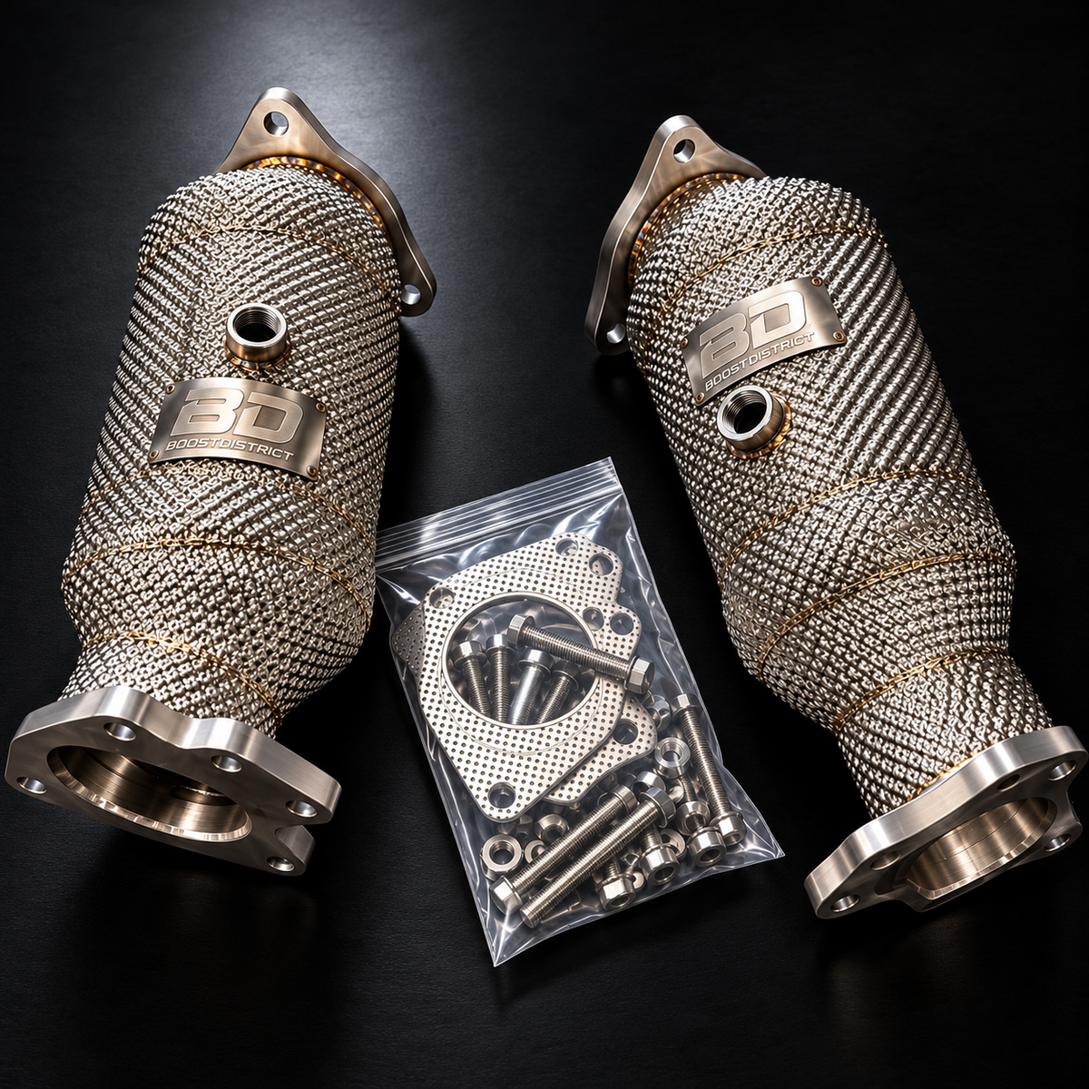 BoostDistrict Carbon 200-Cell High-Flow Cats – C8 Stingray, Z06 & E-Ray, Grandsport/X