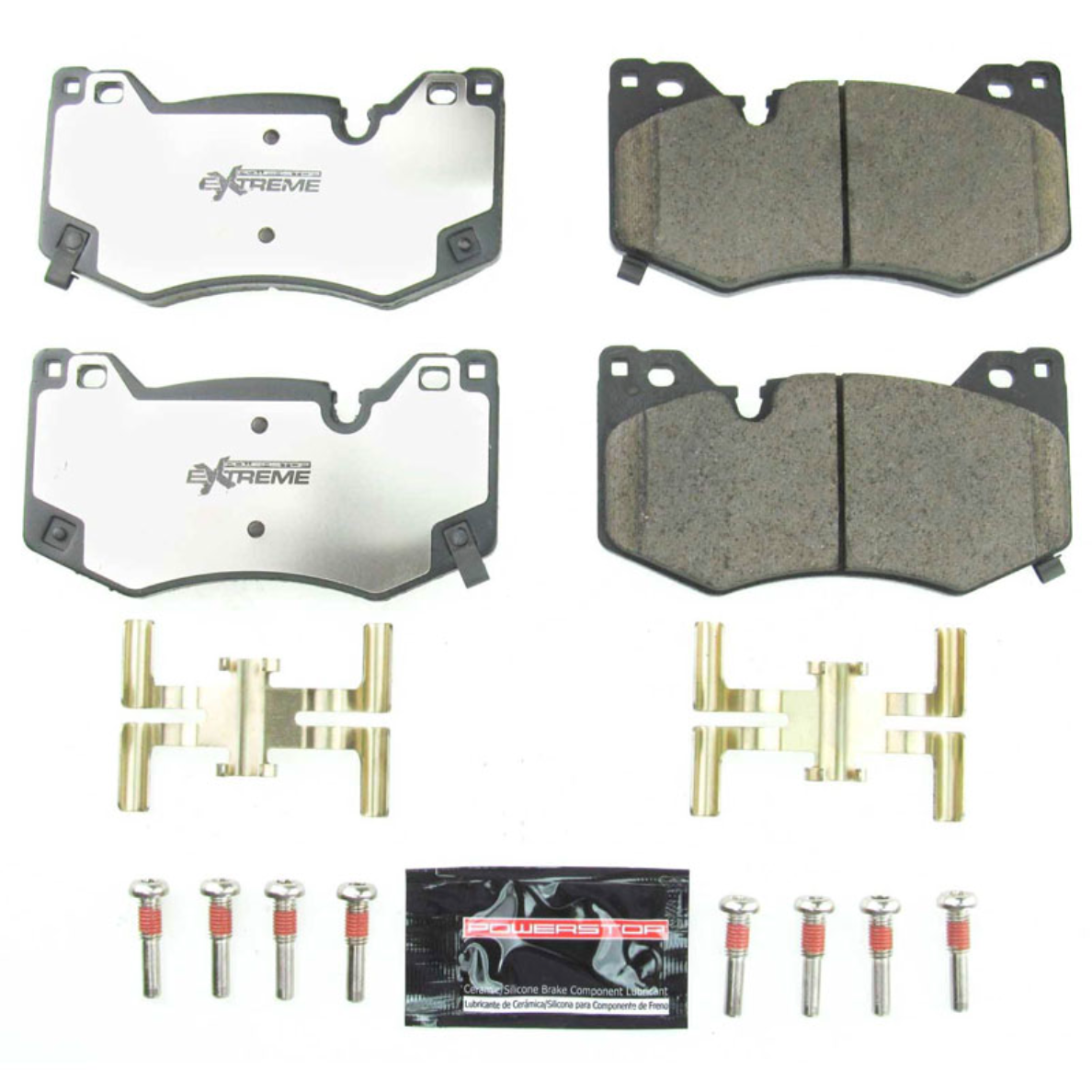 Power Stop 2020 Chevrolet Corvette C8 Base Rear Z26 Extreme Street Brake Pads w/Hardware