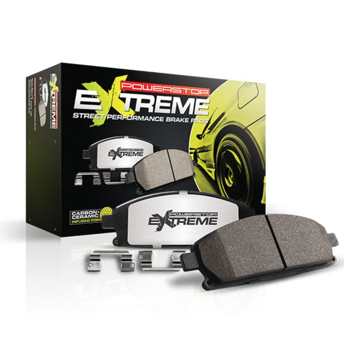 Power Stop 2020 Chevrolet Corvette C8 Z51 Rear Z26 Extreme Street Brake Pads w/Hardware