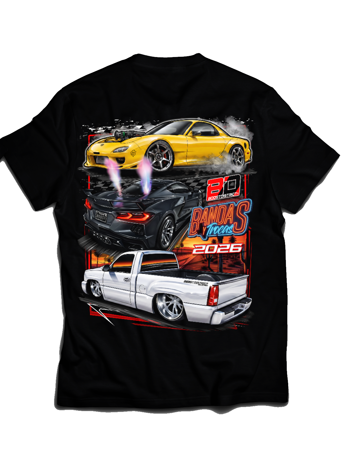 Bandas Y Trocas Atlanta 2026 Boost District T-Shirt