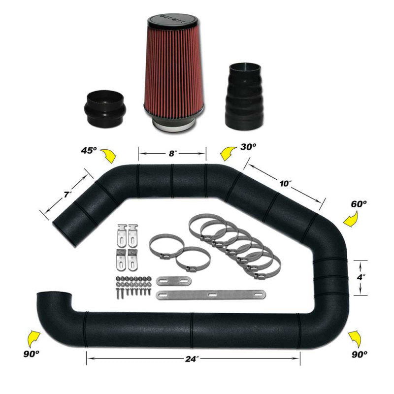 airaid U-Build-It 4" Master Kit I Cold Air Intake Kits 101-401