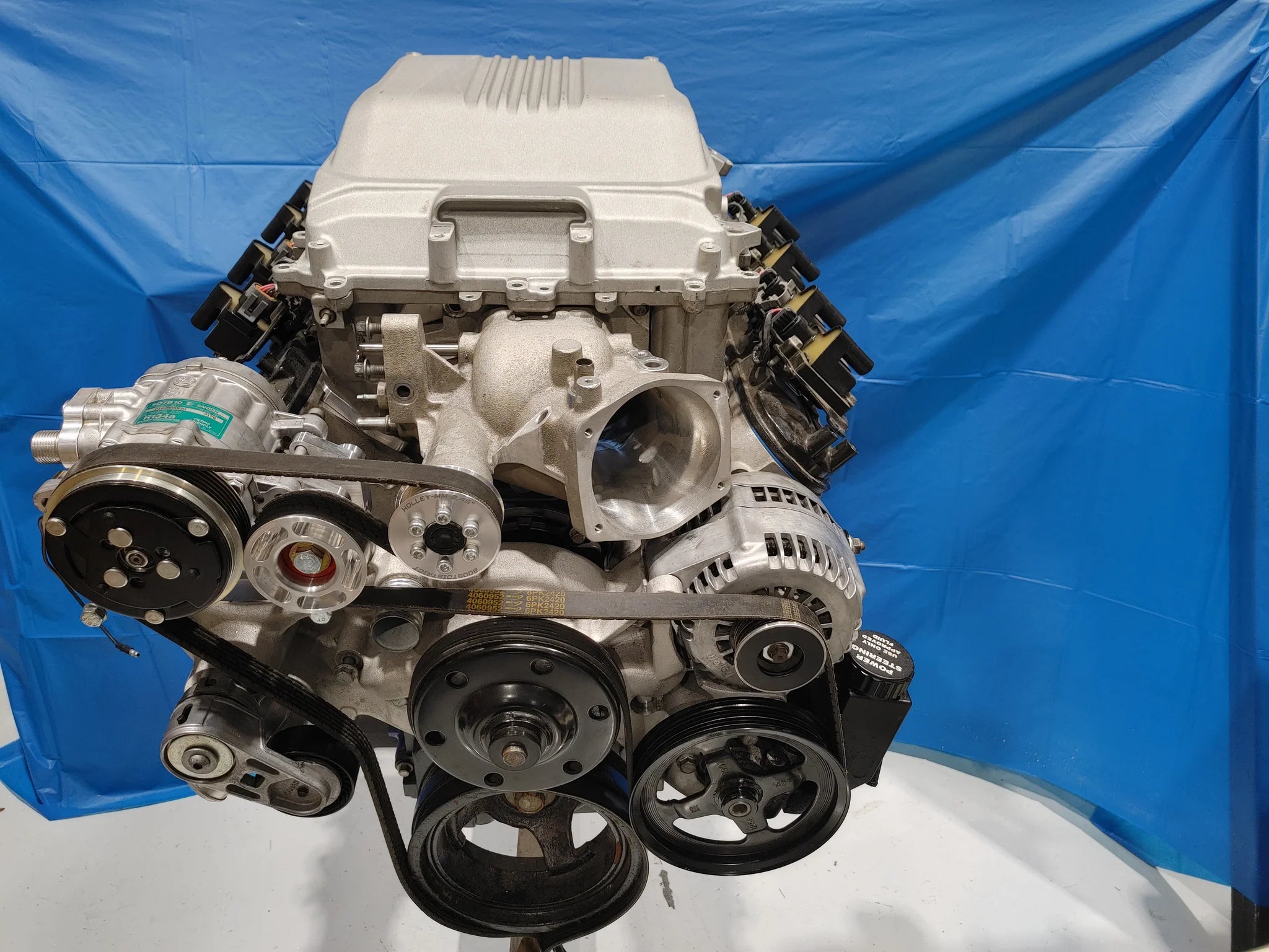 LSA Brackets for Holley Midmount Equipped LS Conversion