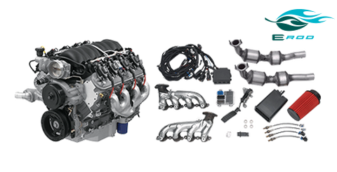 LS376/525 Connect & Cruise Crate Powertrain System W/ 4L70-E