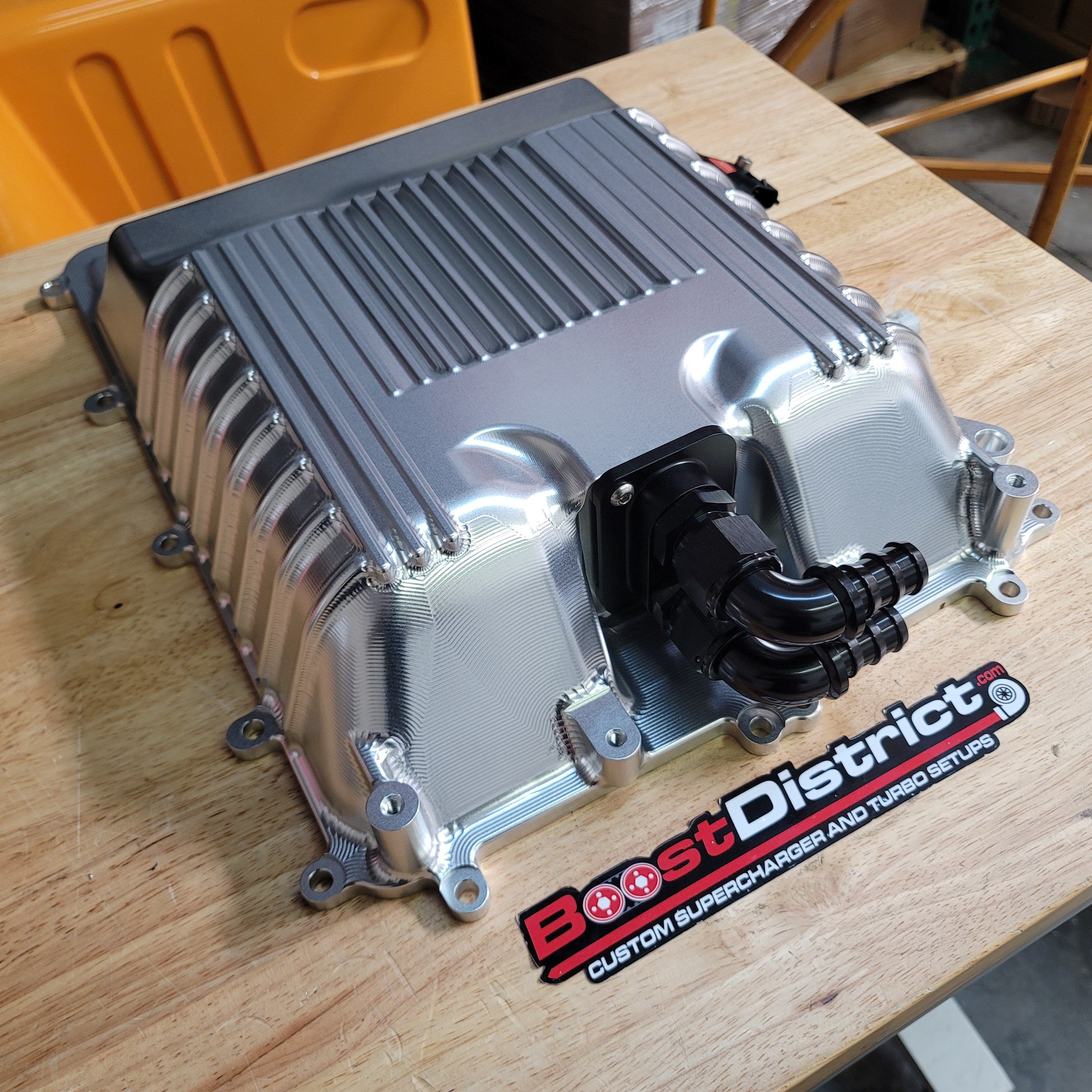 Billet Zl1 Type LSA Supercharger Lid +Brick/Sensors