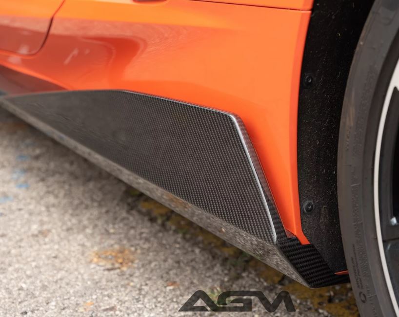 C8 CORVETTE Carbon Fiber “5VM” Style Side Skirts