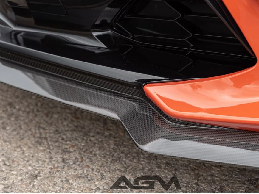 C8 CORVETTE Carbon Fiber “5VM” Style Front Splitter