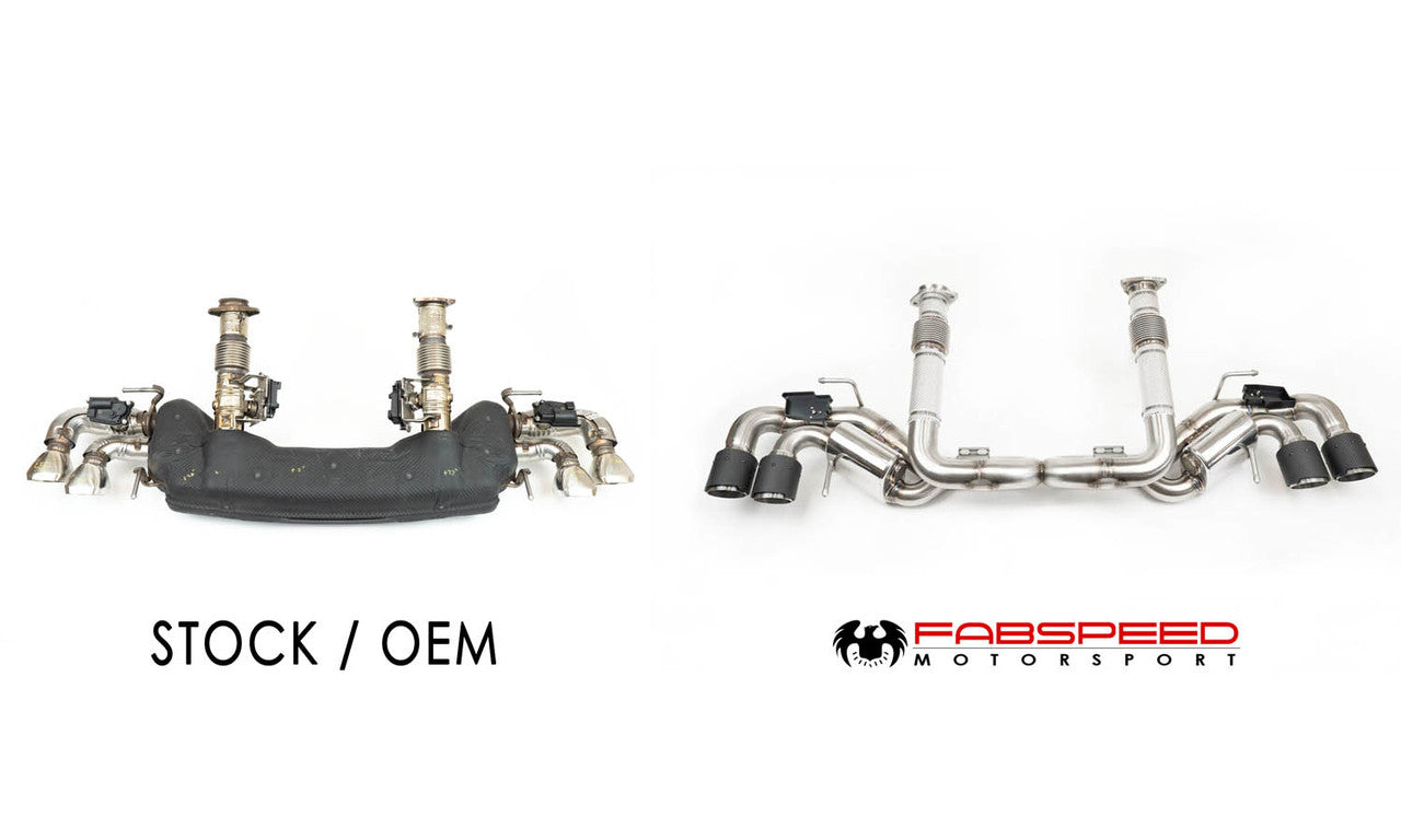Fabspeed Chevrolet Corvette C8 Maxflo Exhaust Catback Valved cars (2020+)