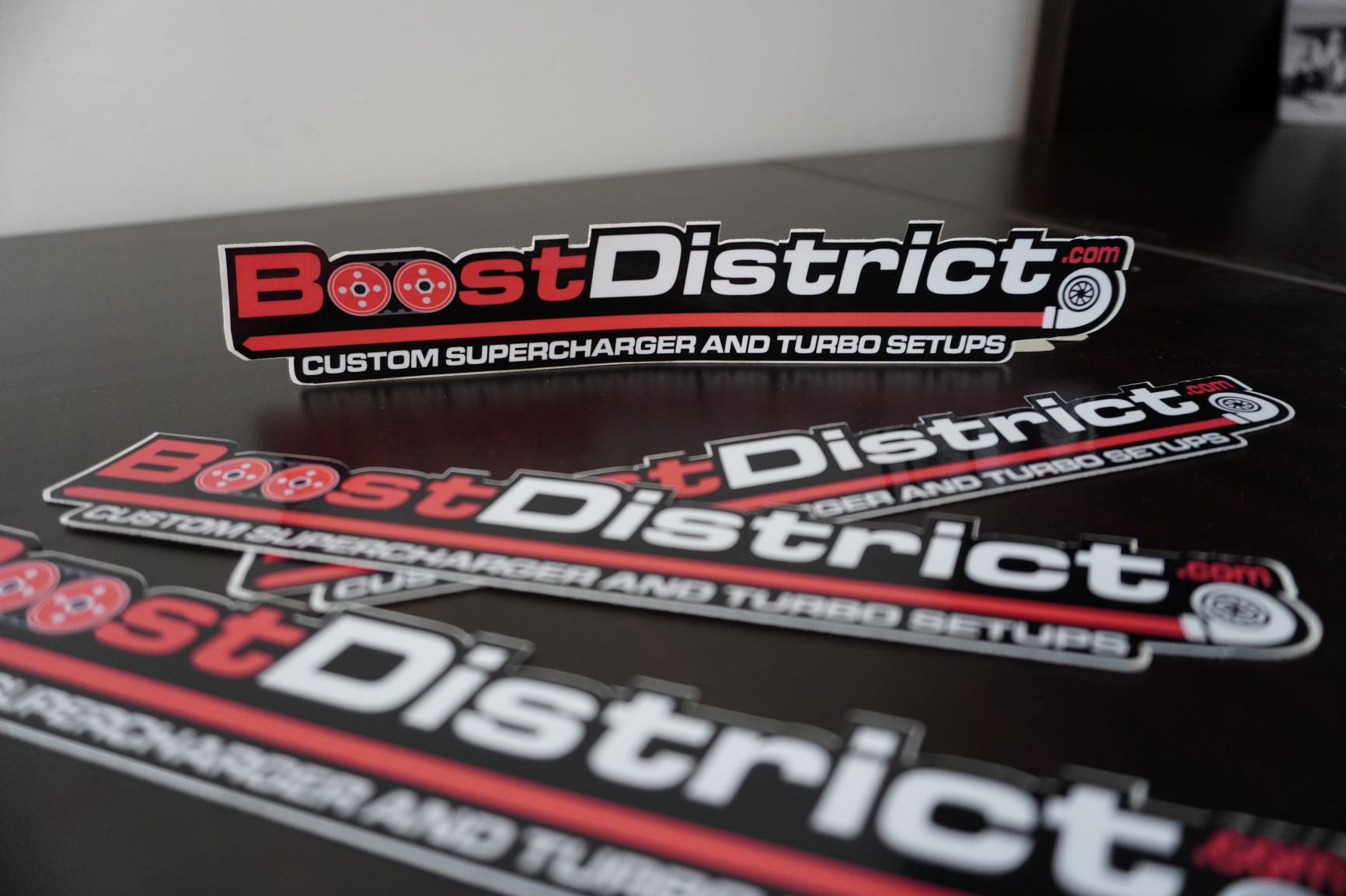 9" BoostDistrict Stickers