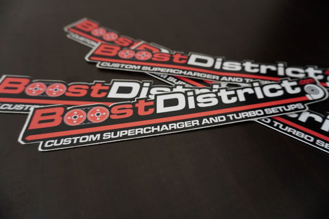 9" BoostDistrict Stickers