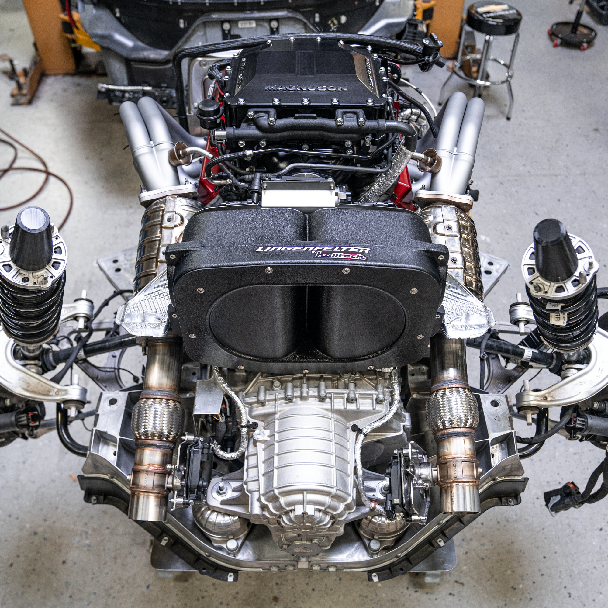 Lingenfelter C8 Corvette High-Performance Hornet Cold Air Intake Airbox by Halltech