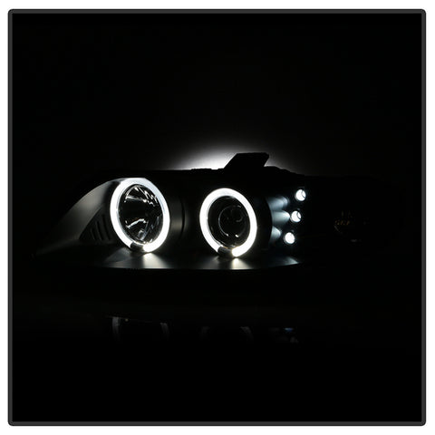 BLACK  Spyder Pontiac GTO 04-06 Projector Headlights Halo LED