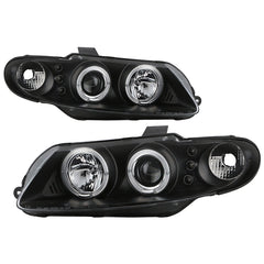 BLACK  Spyder Pontiac GTO 04-06 Projector Headlights Halo LED