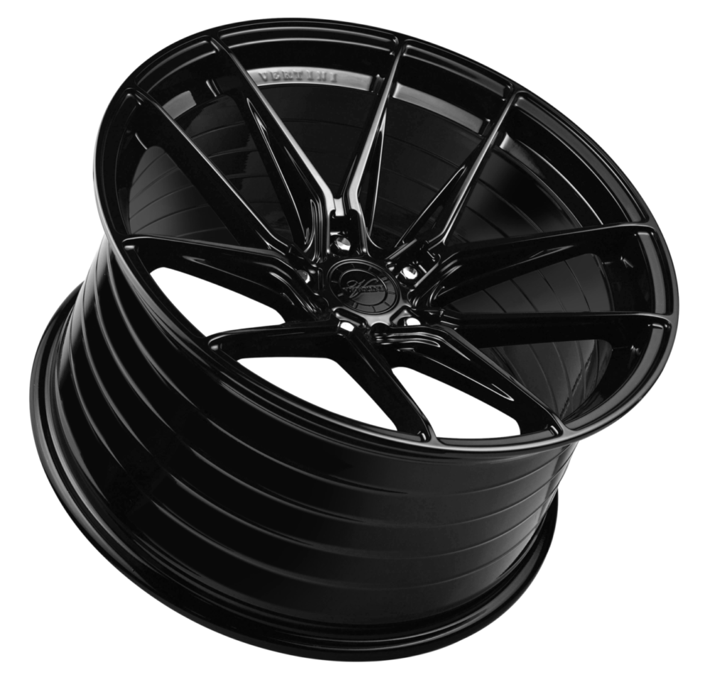 Vertini 1.8 19/20" Full Gloss Black Wheels C8 Corvette 2020+