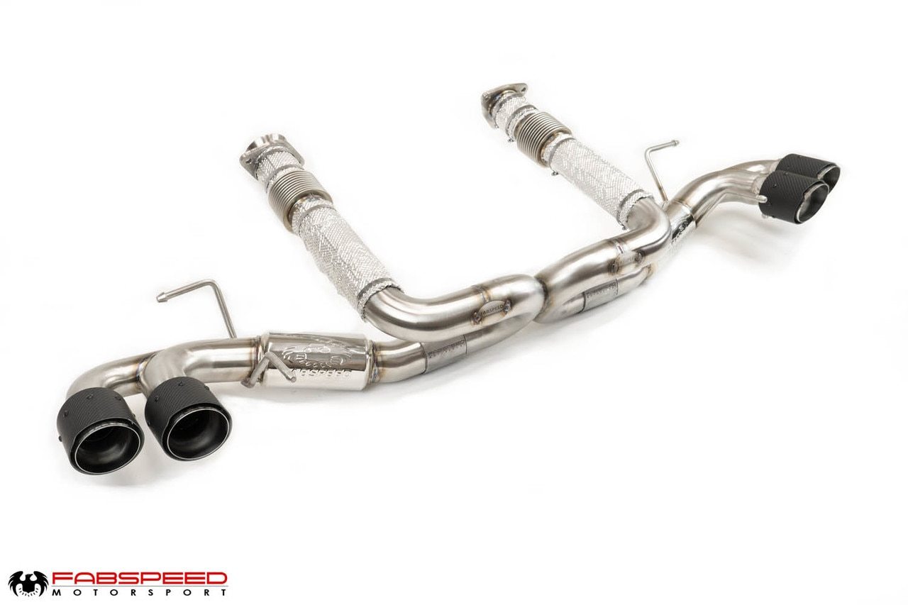 Fabspeed Corvette C8 Supersport X-Pipe Exhaust Catback Non Valved (2020+)