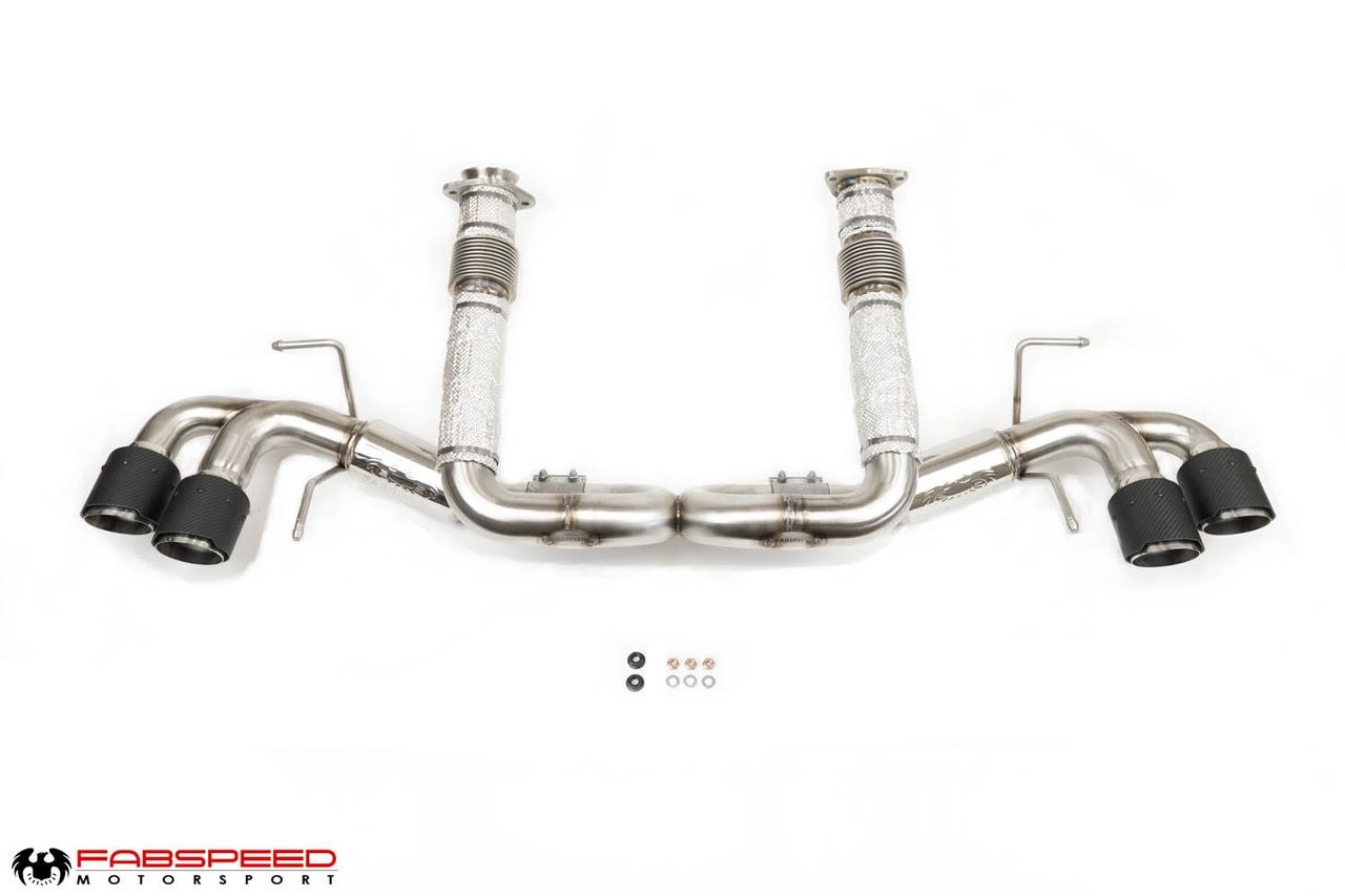 Fabspeed Corvette C8 Supersport X-Pipe Exhaust Catback Non Valved (2020+)