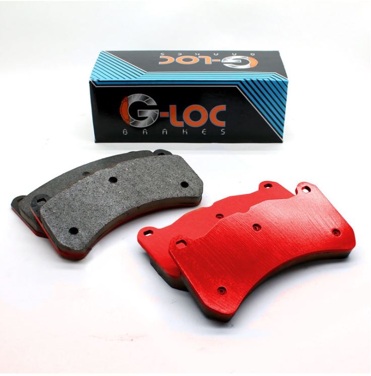 G-LOC GS-1 Brake Pads (non-Z51) Front+Rear (Street) C8 Corvette