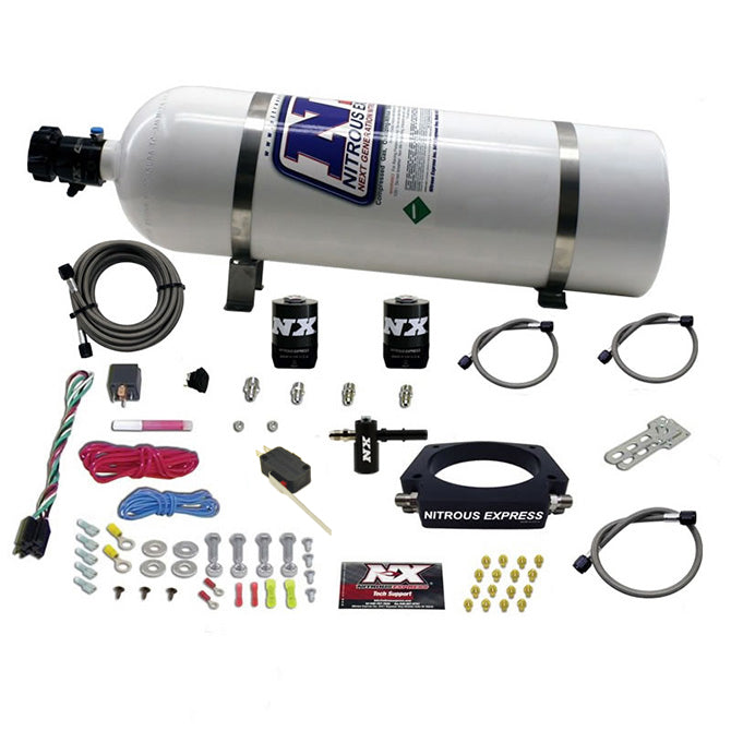 C8 Corvette Nitrous Express LT2 Nitrous Plate Kit (50-300HP) w/15lb Bottle