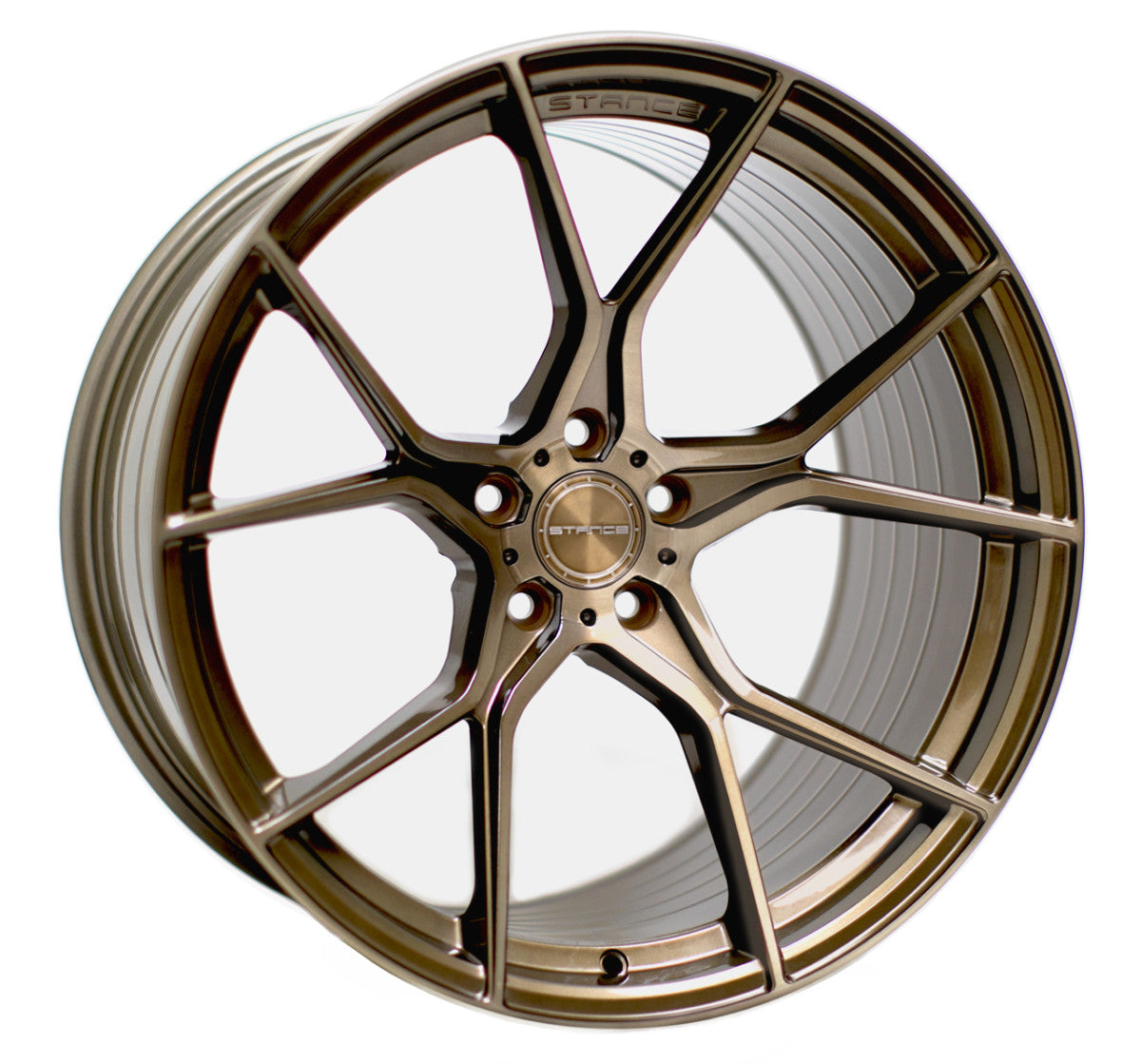 Stance SF07 19/20" Brushed Bronze Wheels C8 Corvette 2020+