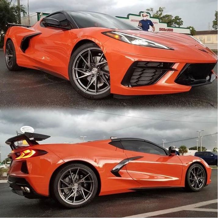 IN STOCK Vertini 1.9 19/20" Brushed Gunmetal  C8 Corvette 2020+